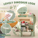 3-Tier Dinosaur Kids Bookshelf for Children-Green