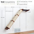 Slanted Cat Scratcher for Wall