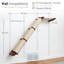 Slanted Cat Scratcher for Wall