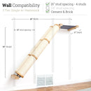 Slanted Cat Scratcher for Wall