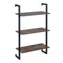 3-Tier Floating Wall Shelf - Rustic Brown by LJGDeals
