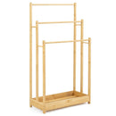 3-Tier Bamboo Towel Rack with Storage Shelf by LJGDeals