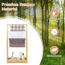 3-Tier Bamboo Towel Rack with Storage Shelf by LJGDeals