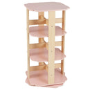 3-Tier Freestanding Corner Toddler Book Rack with 12 Sectors-Pink by LJGDeals