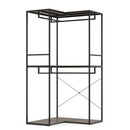 3-Tier Heavy Duty Clothes Rack with 3 Shelves & 2 Hanging Racks by LJGDeals