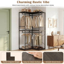 3-Tier Heavy Duty Clothes Rack with 3 Shelves & 2 Hanging Racks by LJGDeals