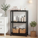 4-Tier Heavy-Duty Plastic Storage Shelves Freestanding Garage Shelving Unit by LJGDeals