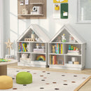 3-Tier House-Shaped Toy Storage Organizer with Open Shelves by LJGDeals