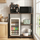 3-Tier Baker's Rack with Open Shelves - Rustic Brown by LJGDeals