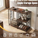 3-Tier Baker's Rack with Open Shelves - Rustic Brown by LJGDeals