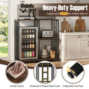 3-Tier Baker's Rack with Open Shelves - Rustic Brown by LJGDeals