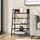 3-Tier Ladder Industrial Bookshelf with Metal Frame by LJGDeals