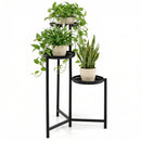 3-Tier Metal Plant Stand Indoor Outdoor Tall Corner Flower Pot Holder Display Rack by LJGDeals