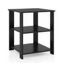 3-Tier Square Side Table with Open Storage Shelves by LJGDeals