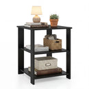3-Tier Square Side Table with Open Storage Shelves by LJGDeals
