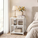 3-Tier Square Side Table with Open Storage Shelves by LJGDeals