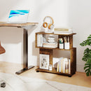 3-Tier S-Shaped Bookshelf with Adjustable Feet by LJGDeals