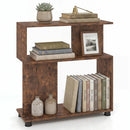 3-Tier S-Shaped Bookshelf with Adjustable Feet by LJGDeals