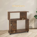 3-Tier S-Shaped Bookshelf with Adjustable Feet by LJGDeals
