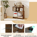 3-Tier S-Shaped Bookshelf with Adjustable Feet by LJGDeals