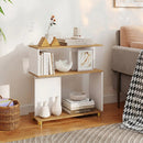 3-Tier S-Shaped Bookshelf with Adjustable Feet by LJGDeals