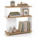 3-Tier S-Shaped Bookshelf with Adjustable Feet by LJGDeals