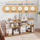 3-Tier S-Shaped Bookshelf with Adjustable Feet by LJGDeals