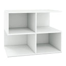 3-Tier S-Shaped End Table with 4 Storage Cubes by LJGDeals