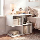 3-Tier S-Shaped End Table with 4 Storage Cubes by LJGDeals