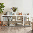 3-Tier S-Shaped End Table with 4 Storage Cubes by LJGDeals