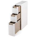 Narrow Storage Cabinet with Drawers and Removable Dividers by LJGDeals