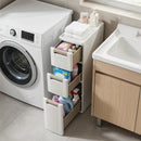 Narrow Storage Cabinet with Drawers and Removable Dividers by LJGDeals