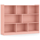 3-Tier Open Bookcase with 8 Cube Storage Shelves
