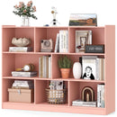 3-Tier Open Bookcase with 8 Cube Storage Shelves by LJGDeals