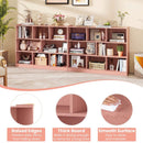 3-Tier Open Bookcase with 8 Cube Storage Shelves by LJGDeals