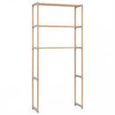 3-Tier Over The Toilet Storage Rack with Open Shelves-Gray by LJGDeals