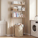 3-Tier Over The Toilet Storage Rack with Open Shelves-Gray by LJGDeals