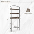 3-Tier Over-The-Toilet Bathroom Spacesaver Storage Rack