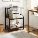 3-Tier Rolling Printer Stand with Adjustable Shelf by LJGDeals