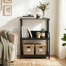 3-Tier Rolling Printer Stand with Adjustable Shelf by LJGDeals
