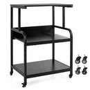 3-Tier Rolling Printer Stand with Adjustable Shelf by LJGDeals