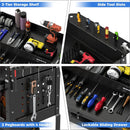 3-Tier Rolling Tool Cart with Lockable Drawer by LJGDeals