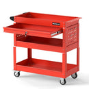 3-Tier Rolling Tool Cart with Lockable Drawer by LJGDeals