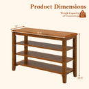 3-Tier Shoe Rack Bench with Adjustable Shelves for Entryway and Living Room by LJGDeals
