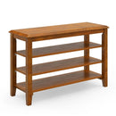 3-Tier Shoe Rack Bench with Adjustable Shelves for Entryway and Living Room by LJGDeals
