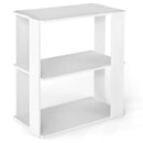 3-Tier Stackable Shoe Rack with Anti-Tip Design - White by LJGDeals
