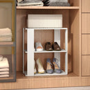3-Tier Stackable Shoe Rack Set of 2 - White by LJGDeals