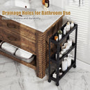 3-Tier Slim Rolling Storage Cart 2-Pack Mobile Bathroom Organizer with Wheels by LJGDeals