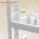 3-Tier Slim Rolling Storage Cart 2-Pack Mobile Bathroom Organizer with Wheels by LJGDeals