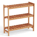 3-Tier Solid Wood Plant Stand with Slatted Shelves by LJGDeals